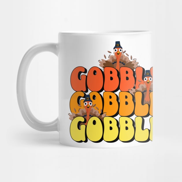 Gobble Thanksgiving Turkey by HolidayBug